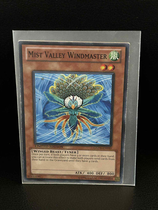 Mist Valley Windmaster - GLD3-EN033 - Common - Limited Edition Gold Series 3 Yu-