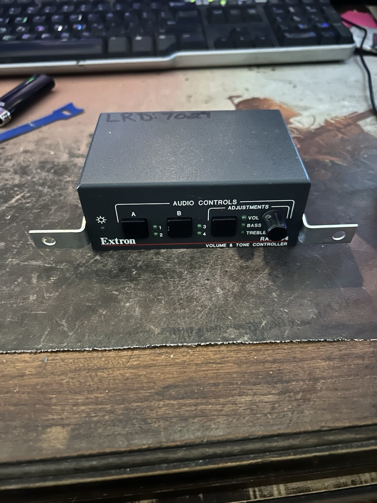 Extron RAC 104 Four-Channel Volume Tone Audio Controller - No Power Adapter
