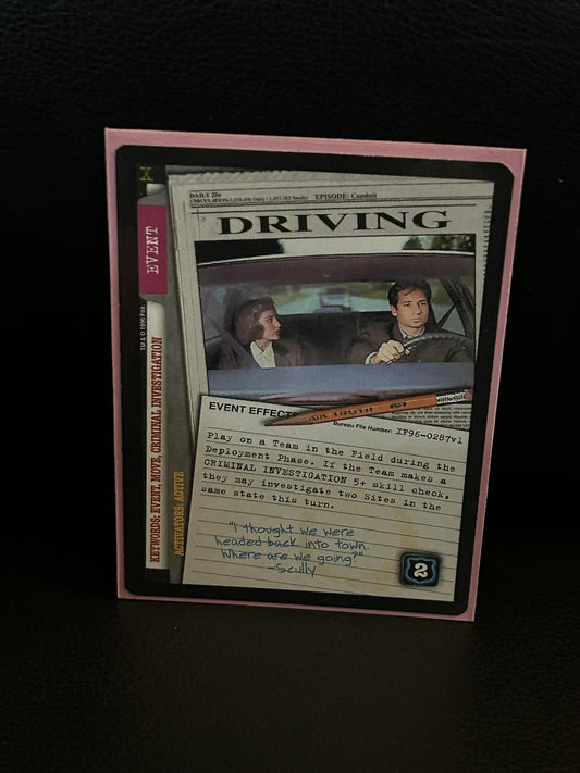Driving Premier Edition X-Files Light Play
