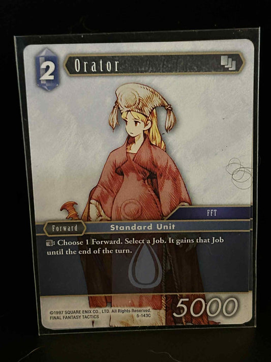 Orator (Female Unit) - 5-143C - C Opus 5 Final Fantasy Lightly Played