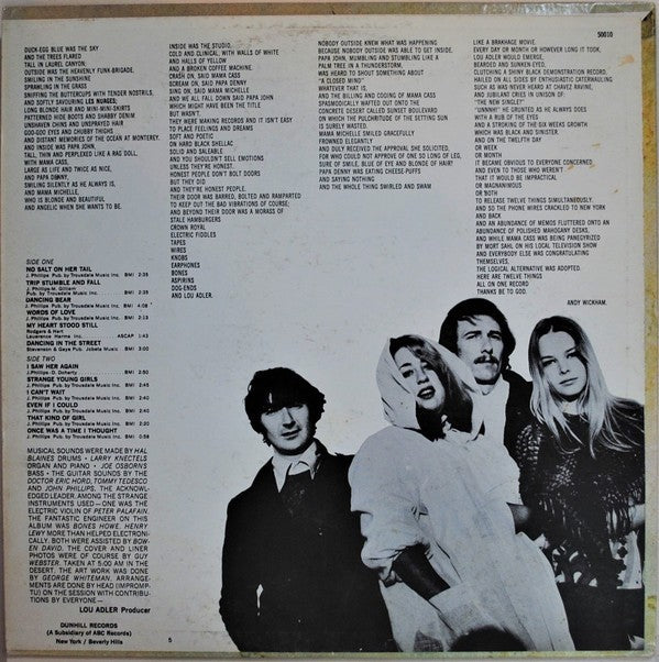 The Mamas & The Papas - The Mamas & The Papas (LP) (Very Good (VG))