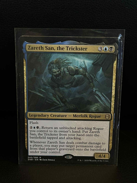 Zareth San, the Trickster Zendikar Rising Magic: The Gathering Lightly Played, E
