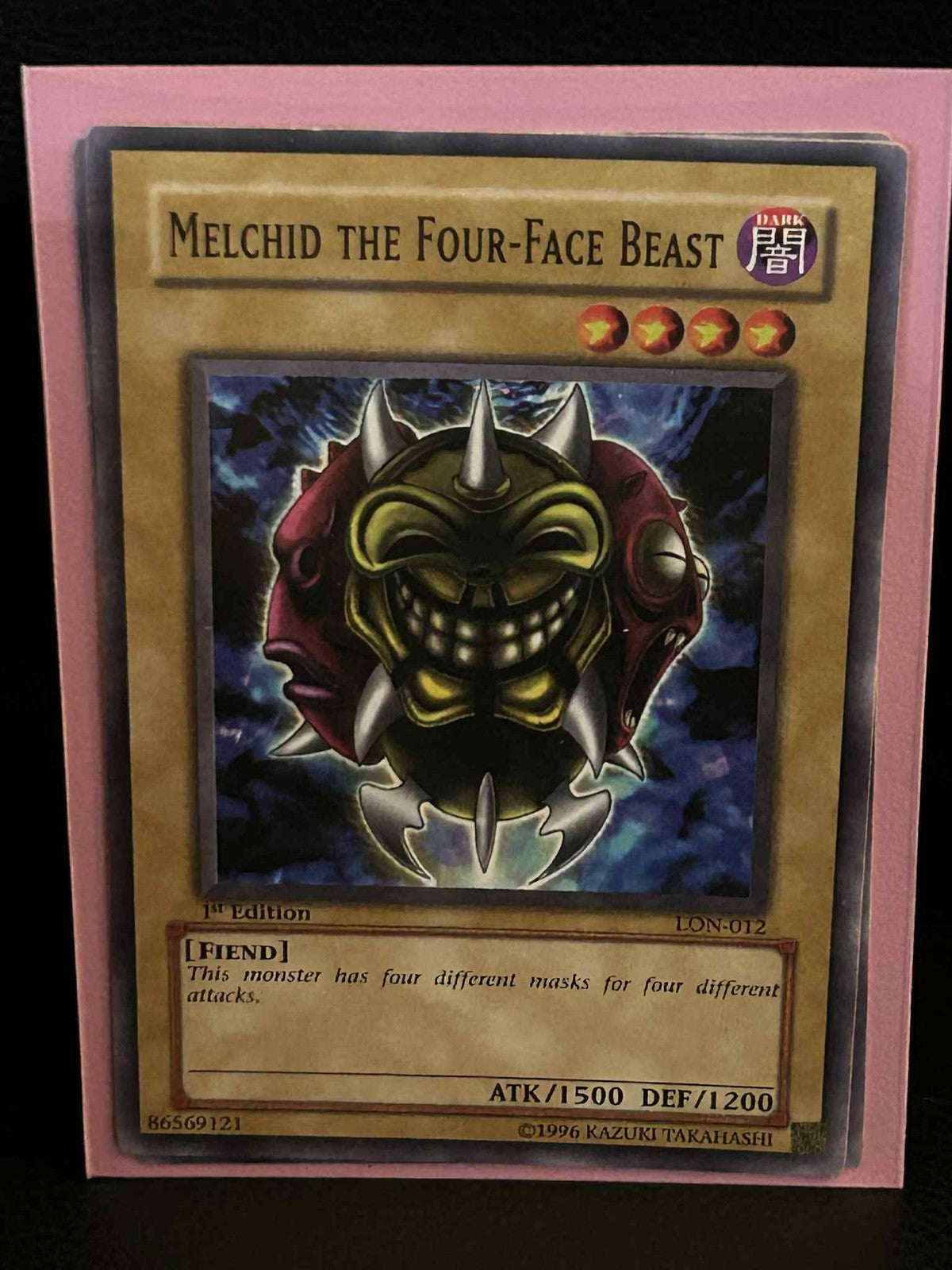 Melchid the Four-Face Beast - LON-012 - Common - 1st Edition Labyrinth of Nightm