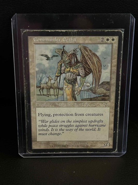 Commander Eesha Judgment Magic: The Gathering Damaged, English