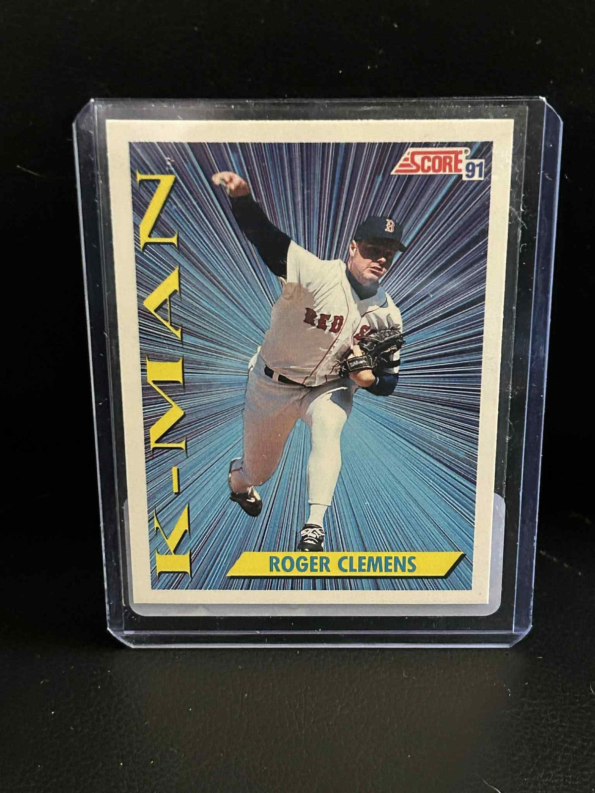 Roger Clemens #684 1991 Score Baseball Moderately Played