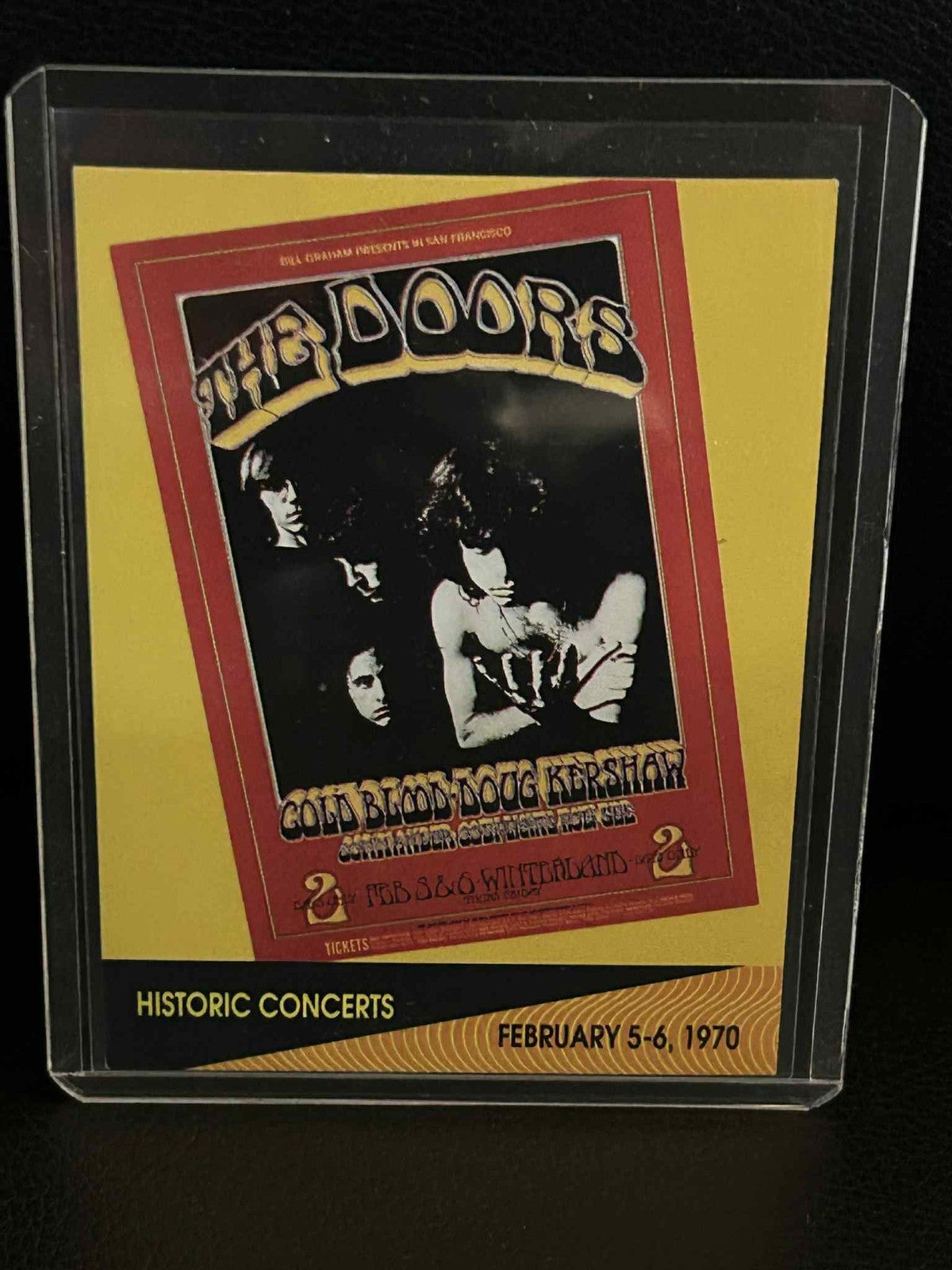 The Doors Historische Konzerte Superstars Musicards [#255] 1991 Pro Set Music Moder Sammelkarte