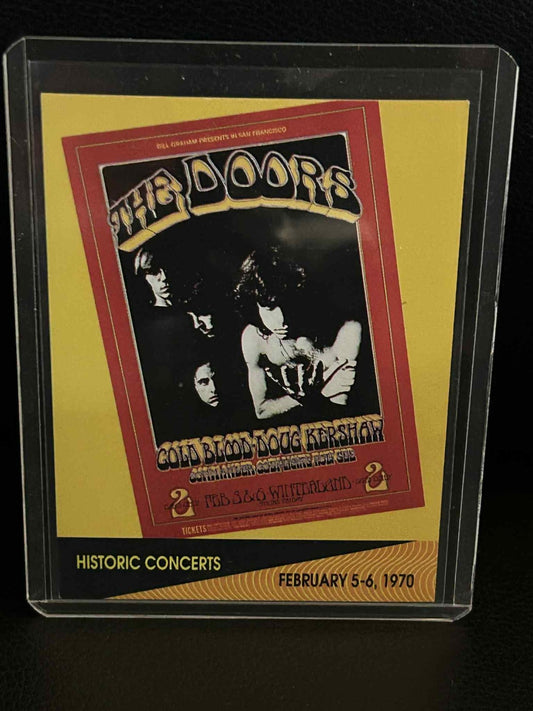 The Doors Historic Concerts Superstars Musicards [#255] 1991 Pro Set Music Moder