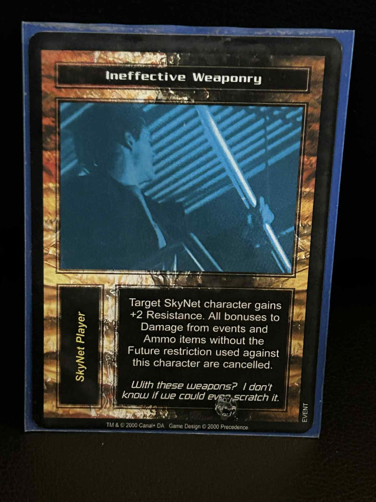 Ineffective Weaponry Base Set Terminator Light Play