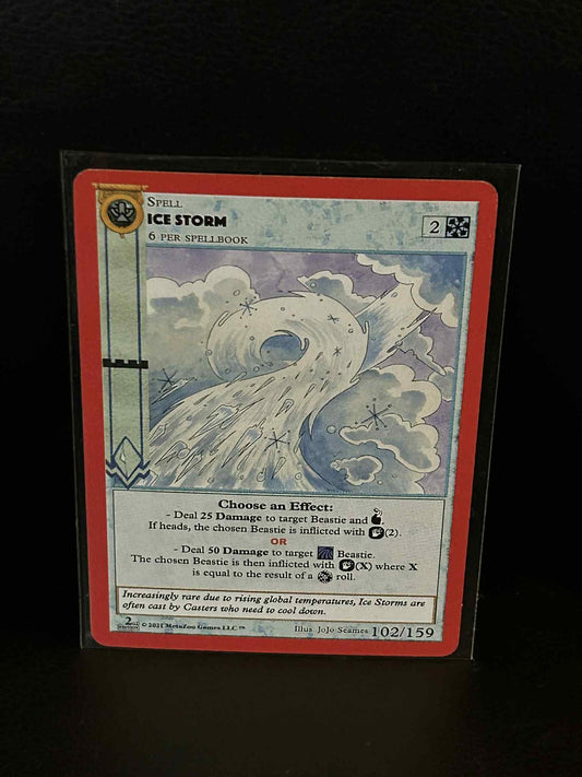 Ice Storm 102/159 - Second Edition Cryptid Nation: Second Edition MetaZoo Lightl
