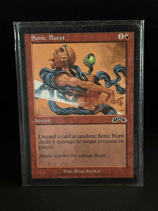 Sonic Burst Exodus Magic: The Gathering Moderately Played, English