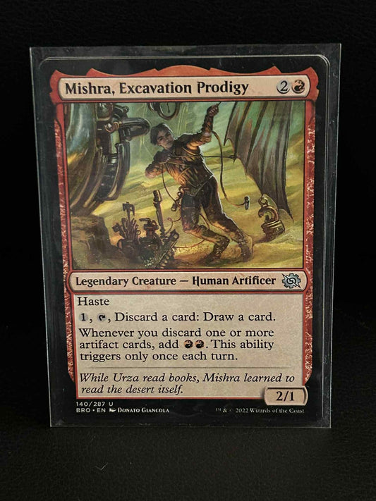 Mishra, Excavation Prodigy The Brothers' War Magic: The Gathering Lightly Played