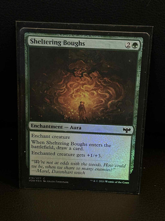 Sheltering Boughs - Foil Innistrad: Crimson Vow Magic: The Gathering Lightly Pla