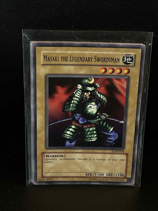 Masaki the Legendary Swordsman - LOB-038 - Common - Unlimited Edition Legend of