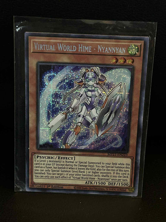 Virtual World Hime - Nyannyan - MP21-EN223 - Prismatic Secret Rare - 1st Edition