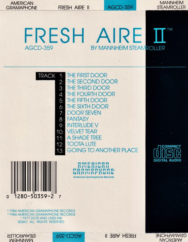 Mannheim Steamroller - Fresh Aire II (CD) (Neu (M))