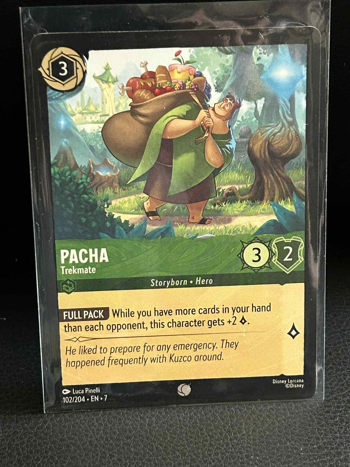 Pacha - Trekmate - 102/204 - Common Archazia's Island Disney Lorcana Near Mint