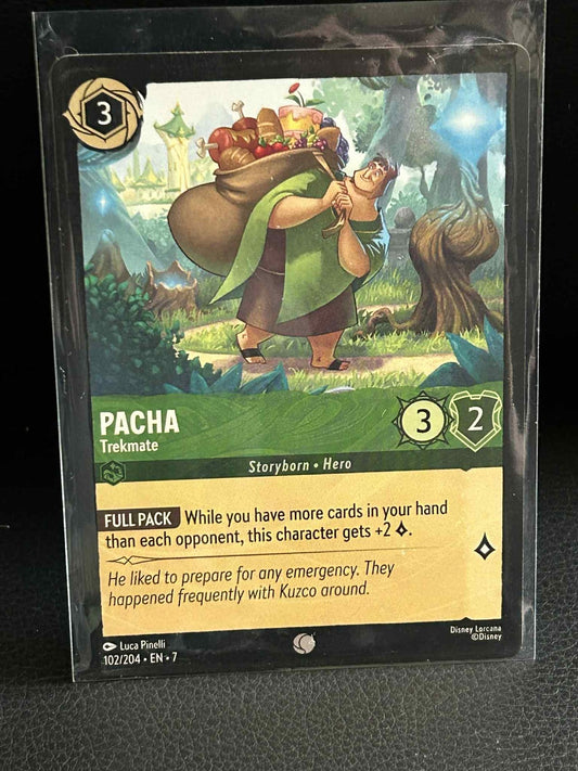 Pacha - Trekmate - 102/204 - Common Archazia's Island Disney Lorcana Near Mint