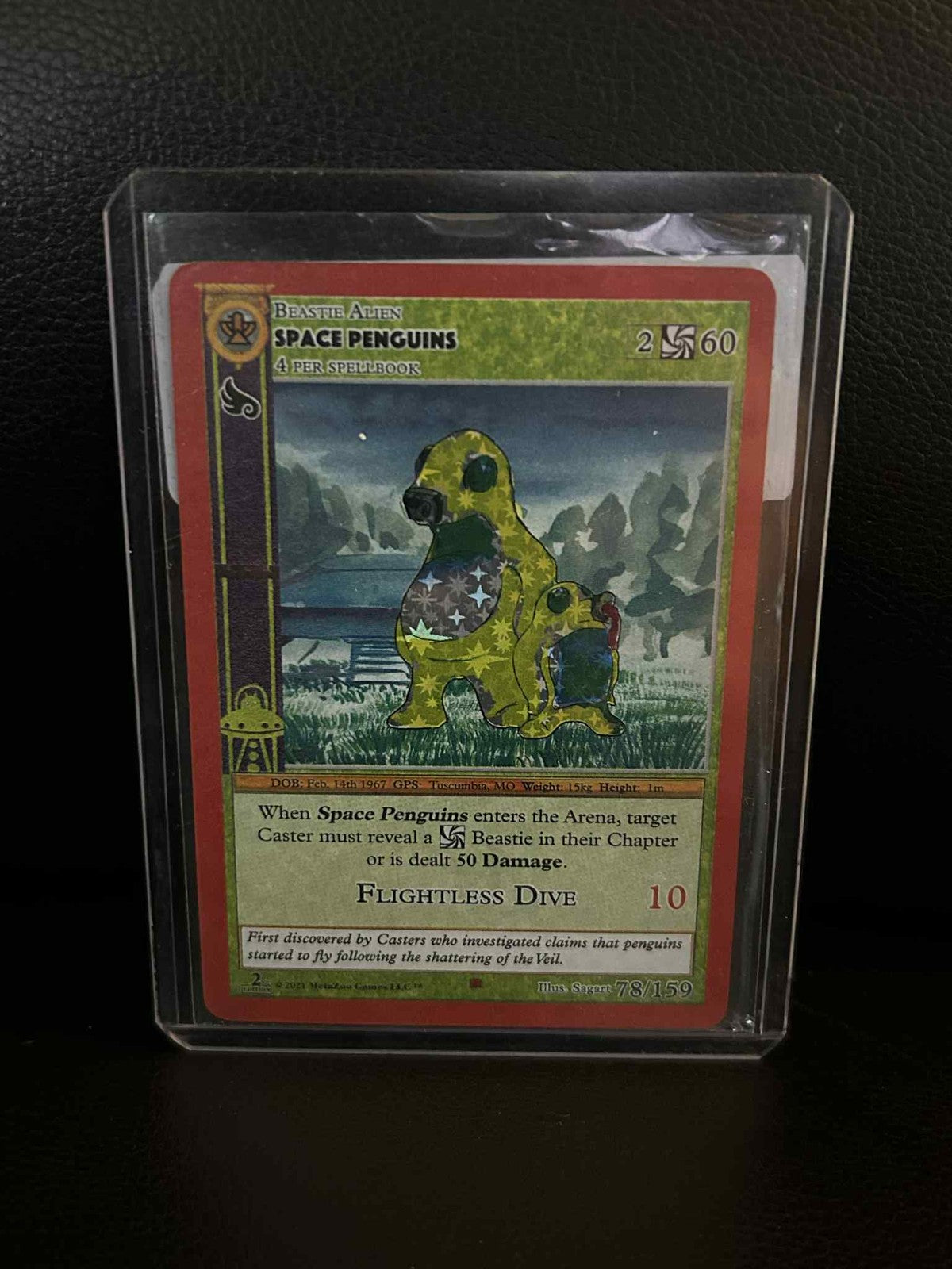 Space Penguins 78/159 - Holo - Second Edition Cryptid Nation: Second Edition Met