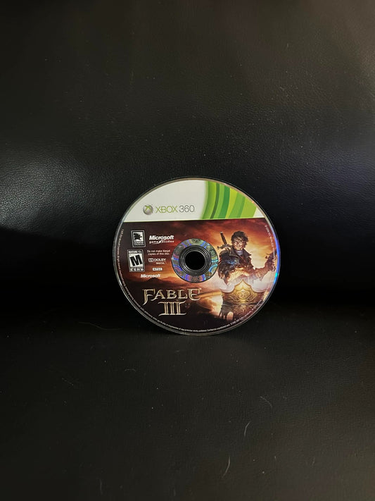 Fable III (Microsoft Xbox 360, 2010) Video Game