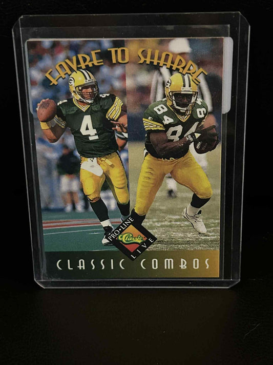 Brett Favre, Sterling Sharpe #392 | 1994 Pro Line Live Football