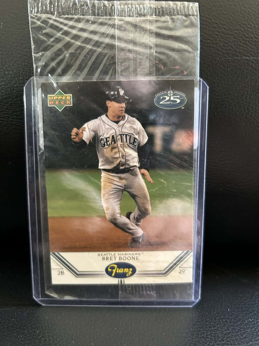 Bret Boone #4 2002 Upper Deck Franz Baseball Leicht bespielte Sammelkarte