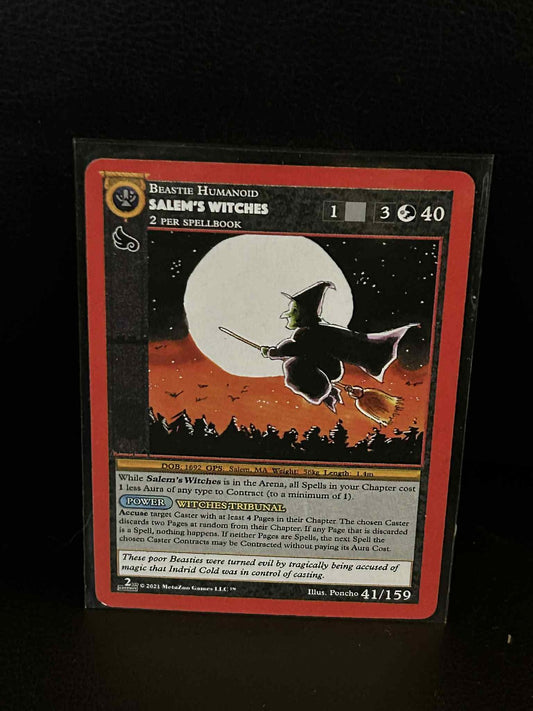 Salem's Witches 41/159 - Second Edition Cryptid Nation: Second Edition MetaZoo L