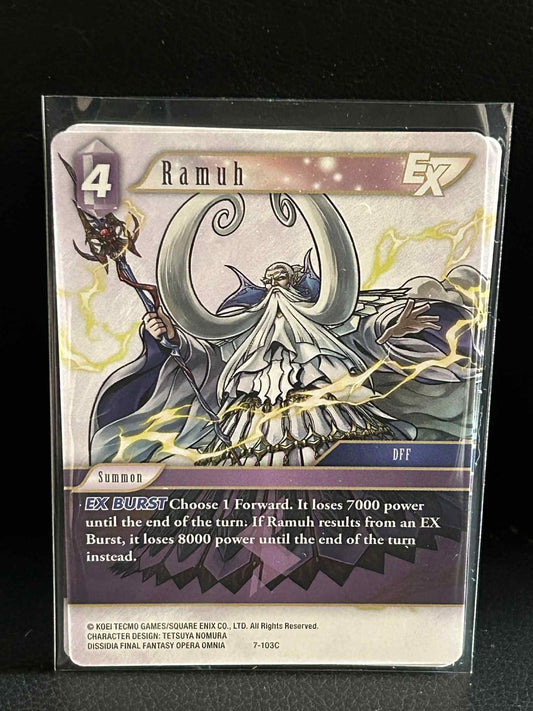 Ramuh EX - 7-103C Opus 7 Final Fantasy Lightly Played