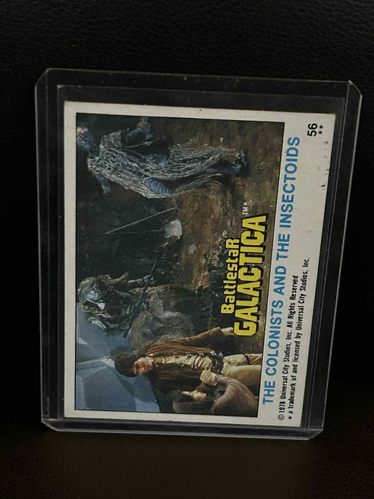 Die Kolonisten und die Insektoiden #56 1978 Topps Battlestar Galactica Moderately Trading Card
