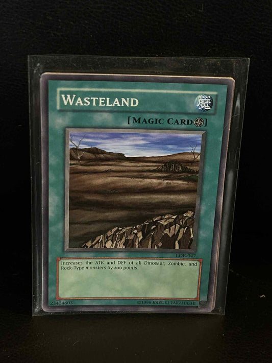 Wasteland - LOB-047 - Common - Unlimited Edition Legend of Blue Eyes White Drago