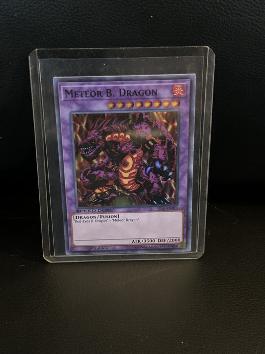 Meteor B. Dragon - SBLS-EN013 - Super Rare - 1st Edition Speed Duel - Arena of L