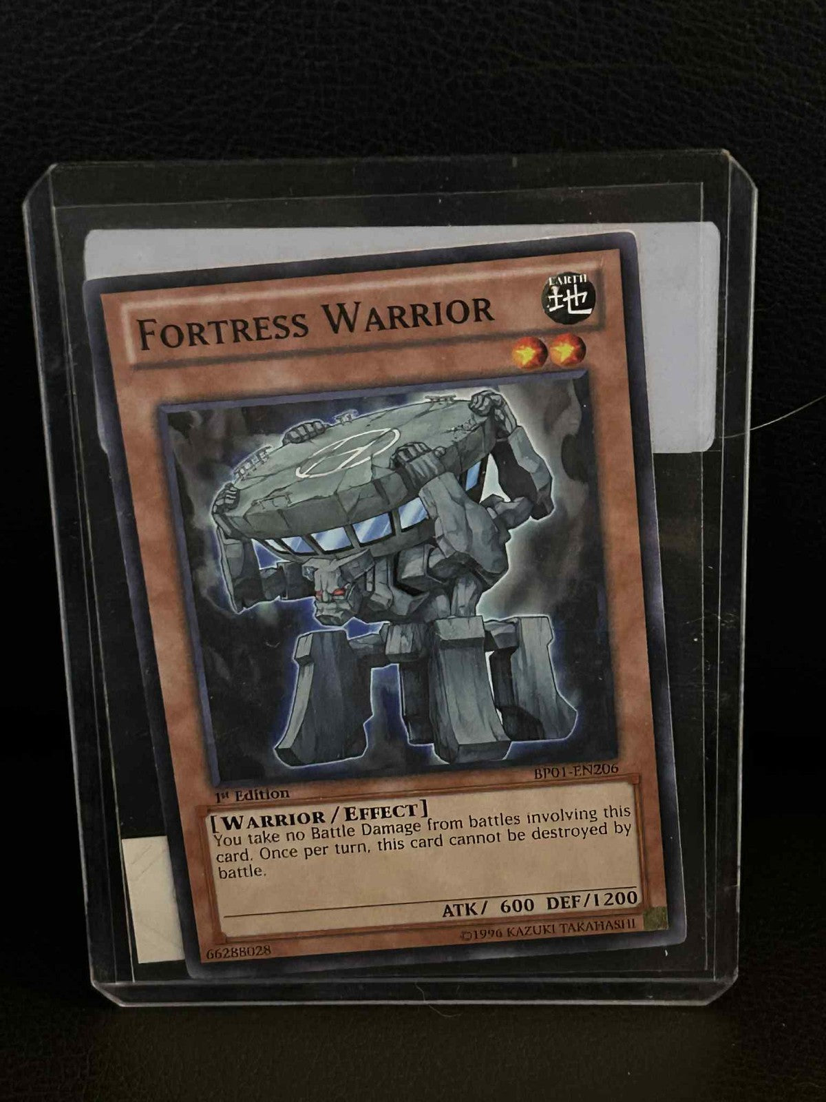 Fortress Warrior - BP01-EN206 - Starfoil Rare - 1st Edition Battle Pack: Epic Da