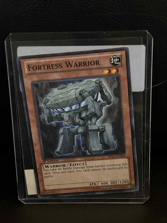 Fortress Warrior - BP01-EN206 - Starfoil Rare - 1st Edition Battle Pack: Epic Da