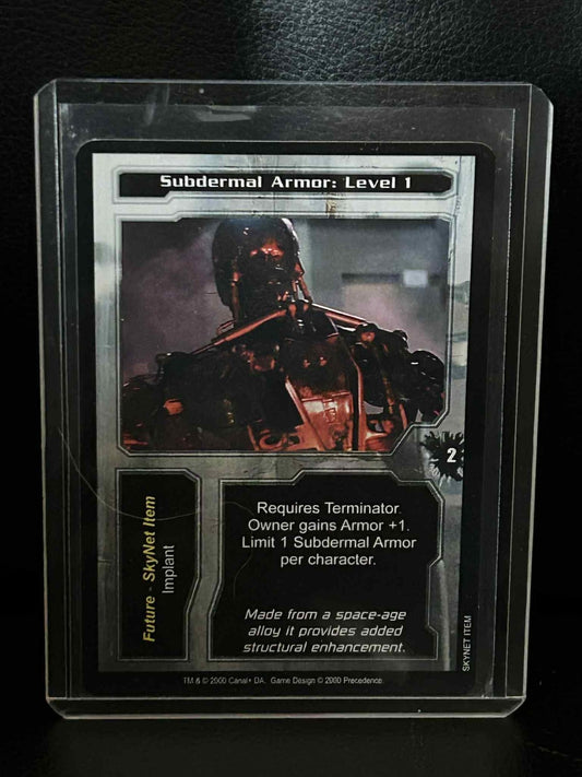 Subdermal Armor: Level 1 Base Set Terminator Light Play