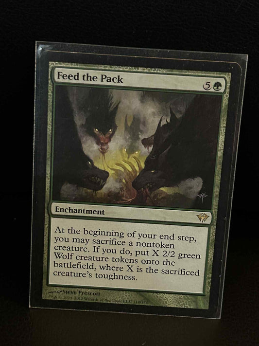 Feed the Pack Dark Ascension Magic: The Gathering Lightly Played, English