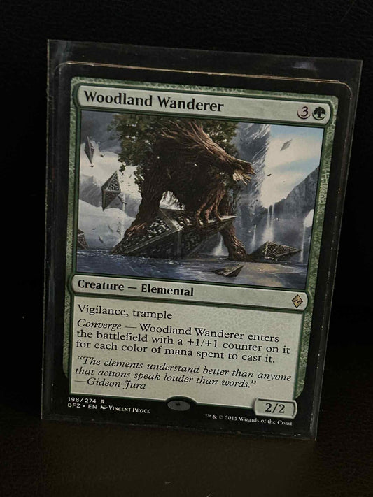 Woodland Wanderer Battle for Zendikar Magic: The Gathering Lightly Played, Engli
