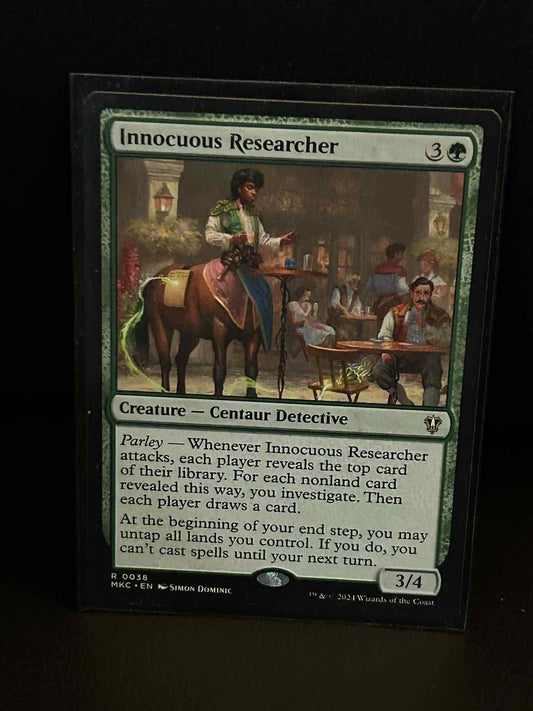 Innocuous Researcher Commander: Murders at Karlov Manor Magic: The Gathering Lig