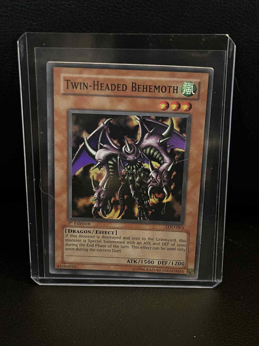 Twin-Headed Behemoth - LOD-063 - Super Rare - 1st Edition Legacy of Darkness Yu-