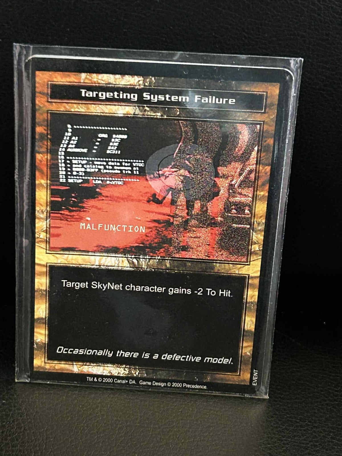 Targeting System Failure Base Set Terminator Light Play