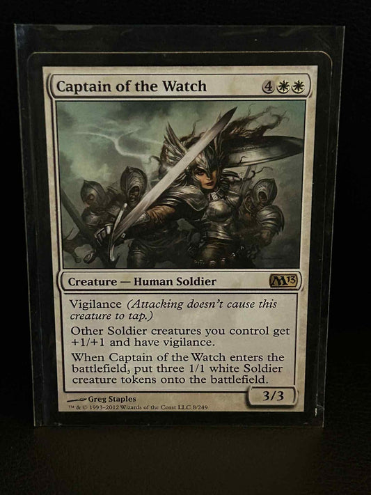 Captain of the Watch Magic 2013 Magic: the Gathering Lightly Played, English