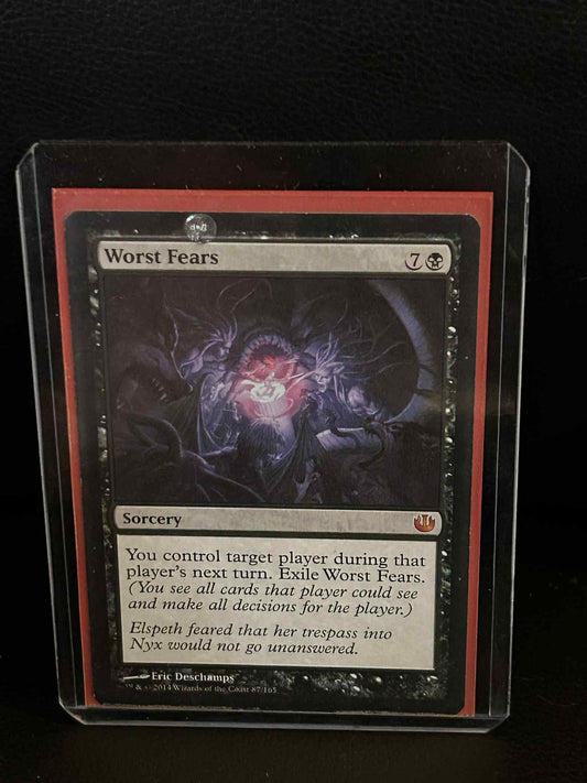 Worst Fears Journey into Nyx Magic: the Gathering Lightly Played, English