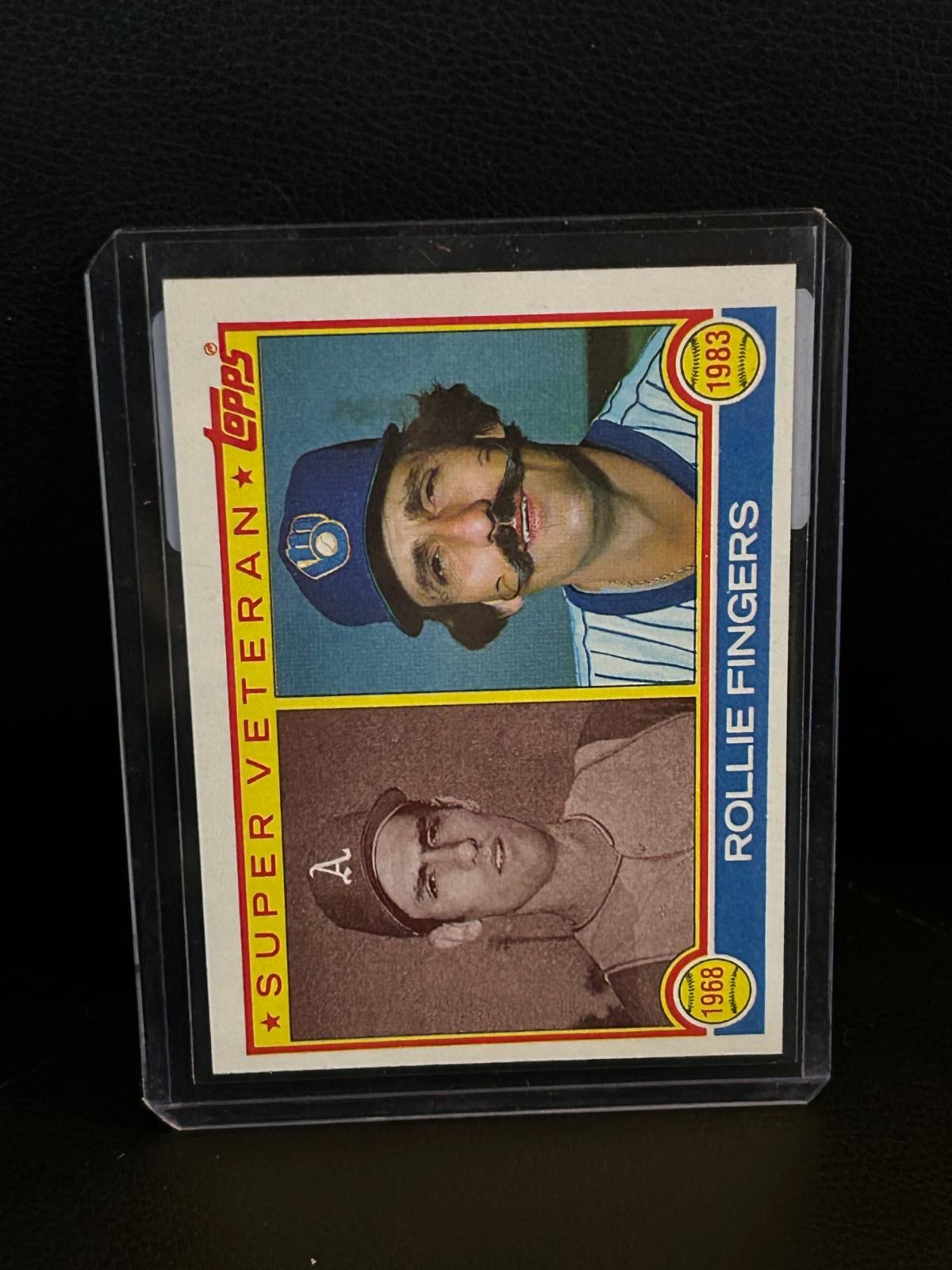 Rollie Fingers #36 1983 Topps Baseball Moderately Played