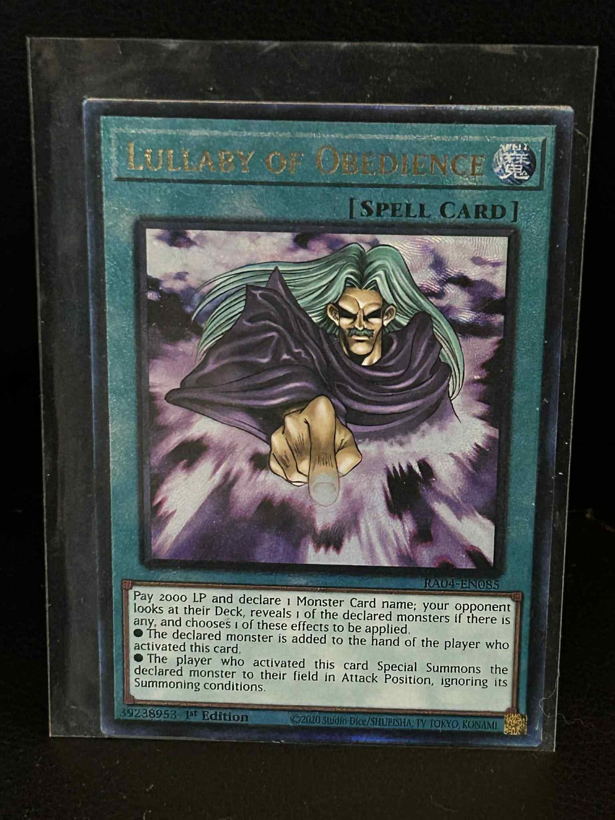 Lullaby of Obedience - RA04-EN085 - Ultimate Rare - 1st Edition Quarter Century