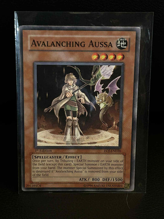 Avalanching Aussa - EOJ-EN026 - Common - 1st Edition Enemy of Justice Yu-Gi-Oh!