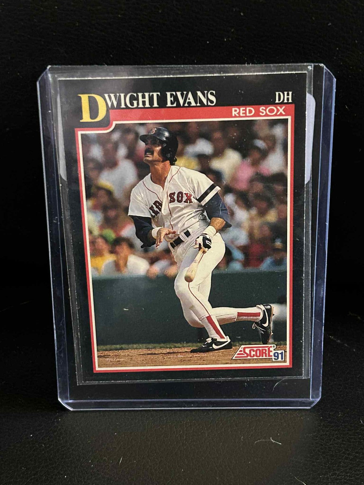 Dwight Evans #225 1991 Score Baseball Moderately Played