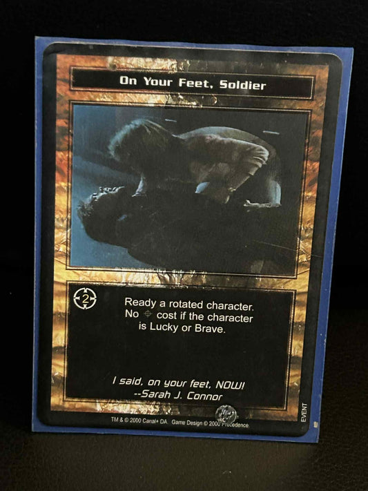 On Your Feet Soldier Base Set Terminator Light Play