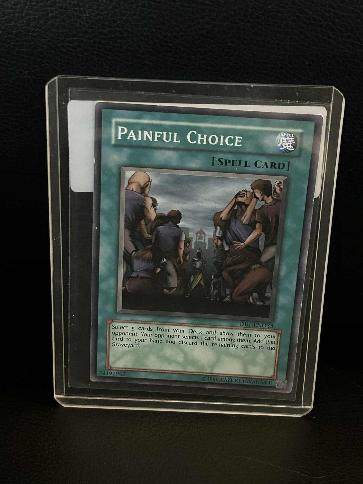 Painful Choice - DB1-EN033 - Common - Unlimited Edition Dark Beginning 1 Yu-Gi-O