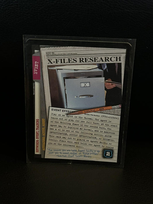 X-files Research Premier Edition X-Files Light Play