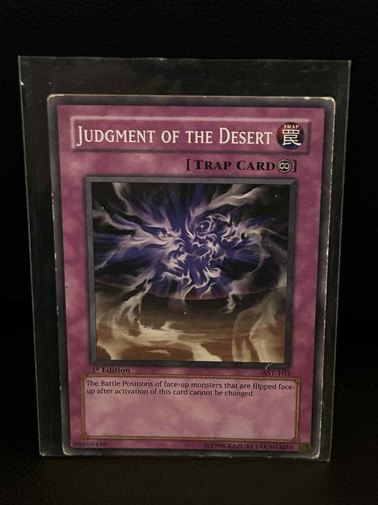 Judgment of the Desert - AST-103 - Common - 1st Edition Ancient Sanctuary Yu-Gi-