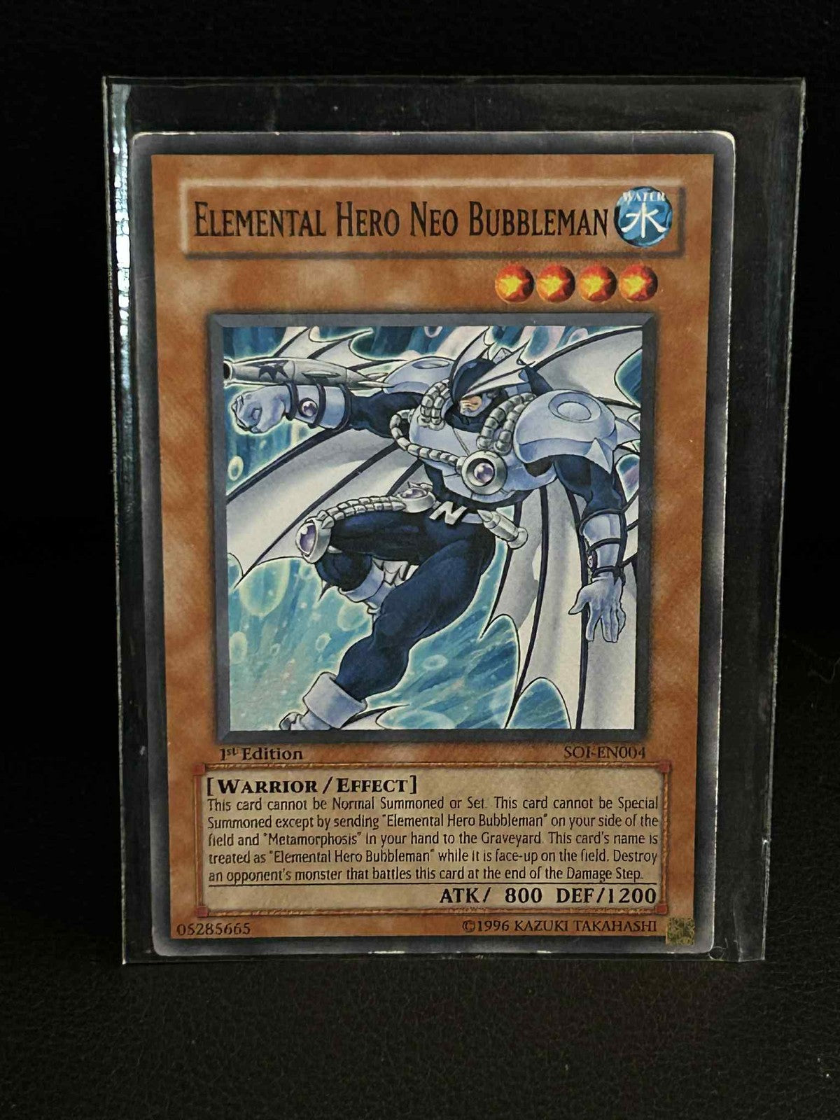 Elemental Hero Neo Bubbleman - SOI-EN004 - Common - 1st Edition Shadow of Infini