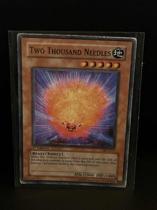 Two Thousand Needles - AST-027 - Common - 1st Edition Ancient Sanctuary Yu-Gi-Oh